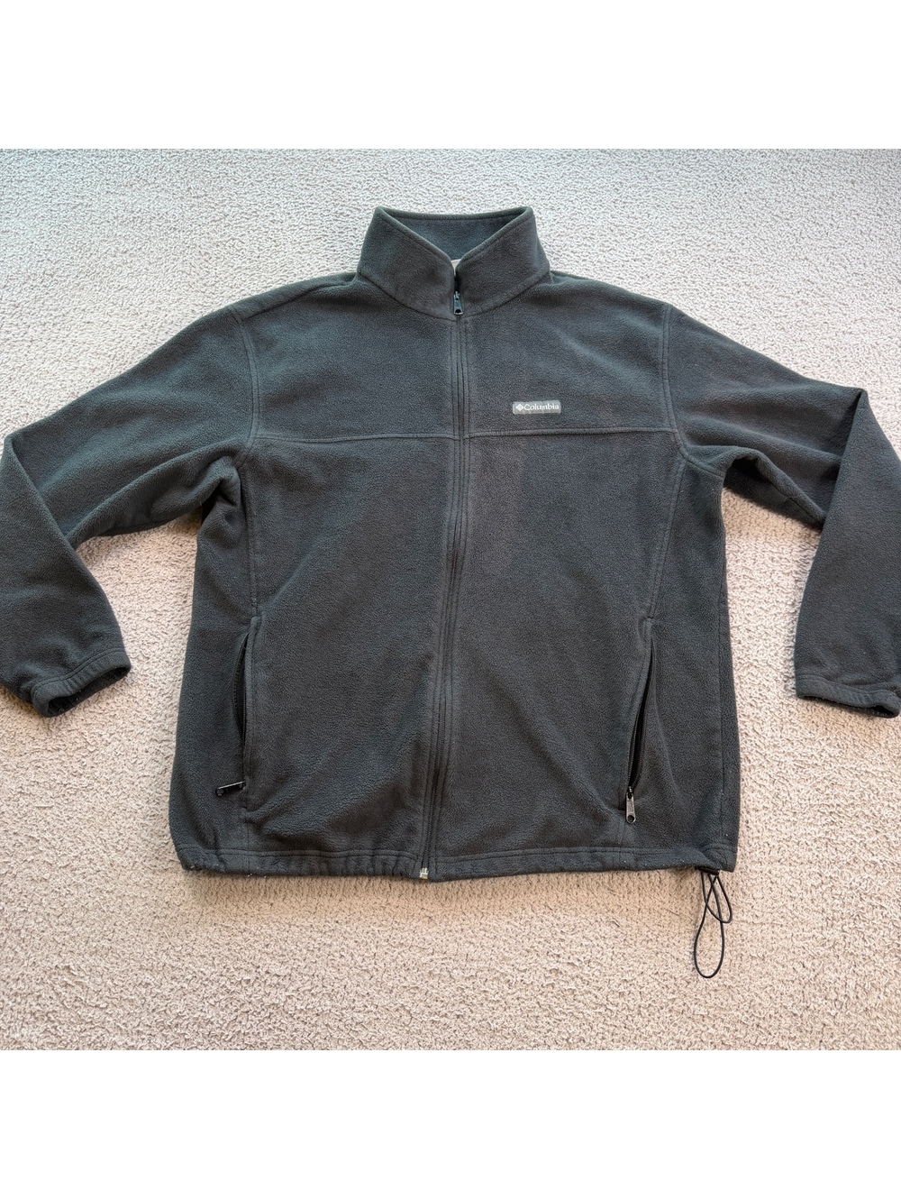 Columbia Granite Mountain 2X Black Full Zip Fleece Jacket Outdoor Hiking